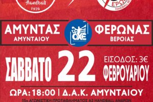 ΑΜΥΝΤΑΣ ΑΜΥΝΤΑΙΟΥ ΦΕΡΩΝΑΣ ΒΕΡΟΙΑΣ